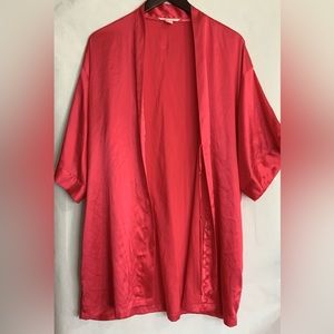 Victoria’s Secret Satin Pink/Red Robe